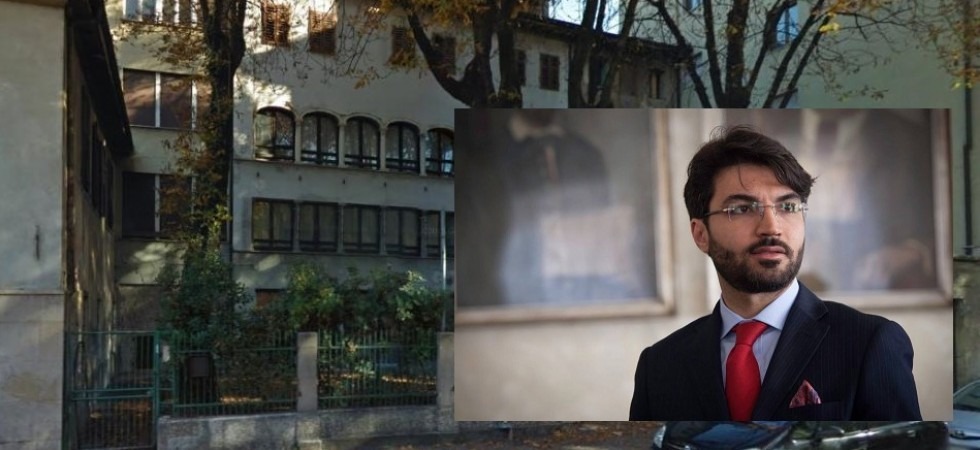 In foto la struttura di via Manzoni e il segretario nazionale dell'Aig Carmelo Lentino